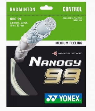 Naciąg do rakiety badmintona Yonex Nanogy NBG 99