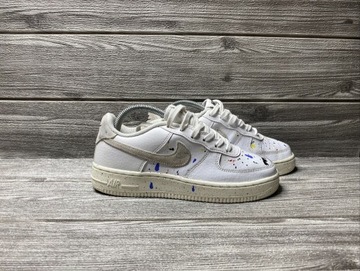 Nike Air Force 1  low, paint splattered, 37.5