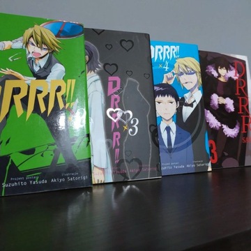 Manga Durarara!! Drrr!! Saika 4 tomy + piny yatta