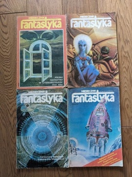 Miesięcznik Fantastyka 1984 numery  7,10, 11, 12