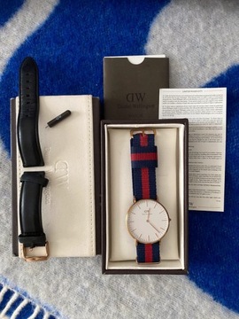 Daniel Wellington Sheffield 36mm dwa paski