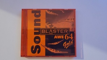 Oprogramowanie, sterowniki do Sound Blaster AWE 64 GOLD na CD - jak NOWE