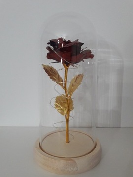 Róża w szkle LED + kubki dla zakochanych!!