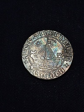 2 gulden 1932 danzig Gdańsk Polska wykopki monet