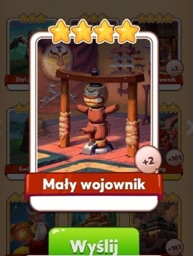 Mały wojownik  karta Coin Master