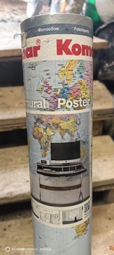 Fototapeta Komar Mapa World Map 