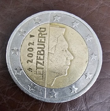 Moneta 2 euro LETZEBUERG 2002