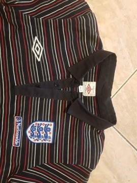 Koszulka polo retro Umbro anglia