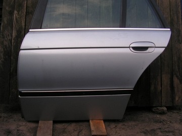 Drzwi tył BMW E39 lewe, prawe, kolor srebrny