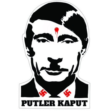 Naklejki Putin Kaput Ukraina