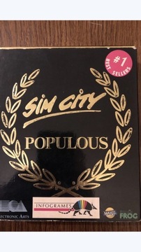 SIM CITY & POPULOUS AMIGA BIG BOX