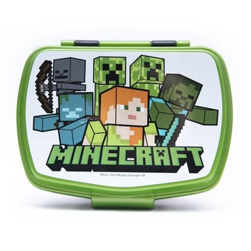 ŚNIADANIÓWKA Lunch Box pudełko MINECRAFT