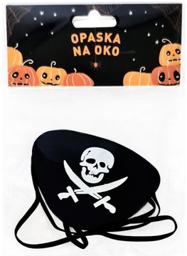 Opaska na oko PIRAT, przebranie, halloween