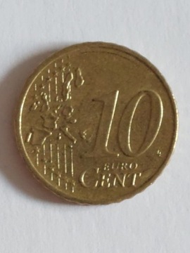 Rzadkie 10 centów 2002 "A"