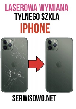 Wymiana tylnego szkła Iphone X/Xs/Xs Max Laser 