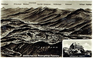 Schreiberhau Szklarska Poręba panorama Karkonoszy 