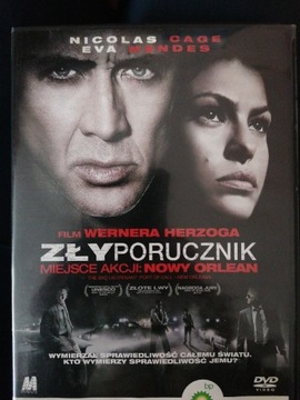 "Zły porucznik" Nicolas Cage Eva Mendes DVD