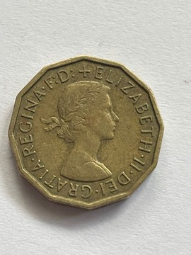 Anglia trzy pensy 1960 rok