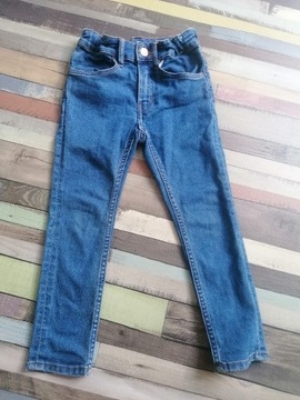 Spodnie jeansowe rurki skinny fit H&M rozm . 104 
