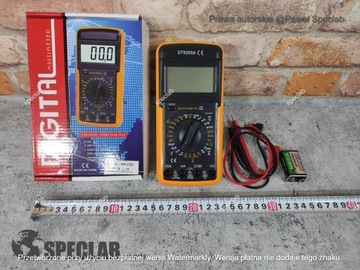 Multimetr ręczny Digital Multimeter DT-9205A