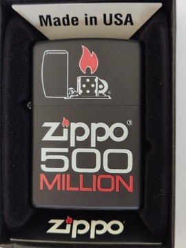 Nowa zapalniczka benzynowa ZIPPO 500th Million
