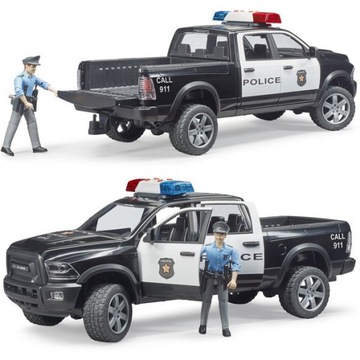 Bruder 02505 Dodge Policyjny + policjant - nr 414