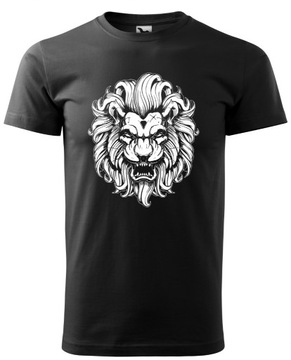 Koszulka Lew t-shirt lion nowa Bawełna rozmiar S