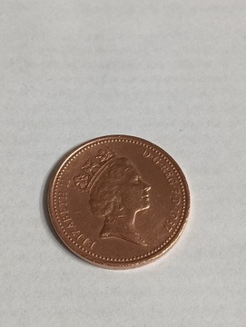 Wielka Brytania one  penny 1987