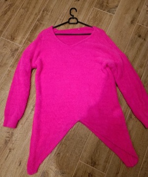 Sweterek damski różowy rozmiar M