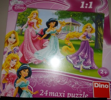 Puzzle maxi 24 elementy Princess 2+