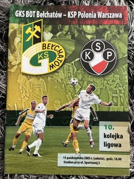 Program meczowy GKS Bełchatów - Polonia Warszawa