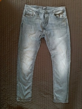 Chasin szare jeansy slim 34x32