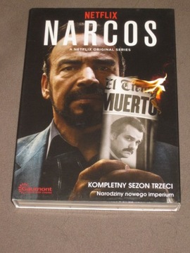 NARCOS  SEZON TRZECI  (3 DVD) NAPISY LEKTOR POLSKI