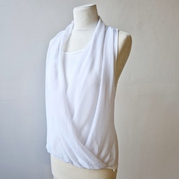 Elegancka biała bluzka rozmiar S/M/L