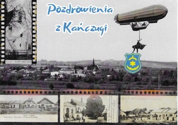 Kańczuga pozdrowienia retro pocztówka