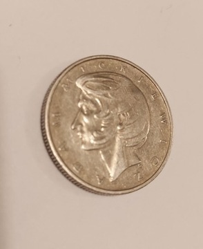 Moneta 10 zł 1976 Adam Mickiewicz