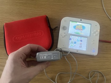 Nintendo 2DS 3DS - CFW Luma, futerał, ładowarka, rysik, komplet  