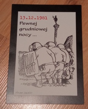 Kartka 13.12.1981 Pewnej grudniowej nocy