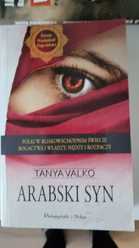 Książka, Tanya  Valko "Arabski syn"