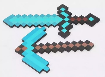 Minecraft miecz i kilof zestaw 2 szt. na prezent