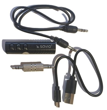 Adapter Audio Bluetooth SAVIO TR-11/B Czarny