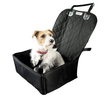 Transporter fotelik dla psa na siedzenie czarny