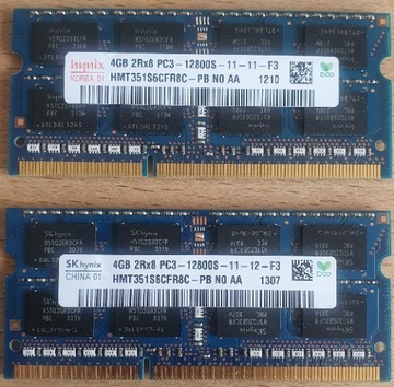 RAM  HYNIX 4GB 2Rx8 PC3 -12800s-11-12-F3