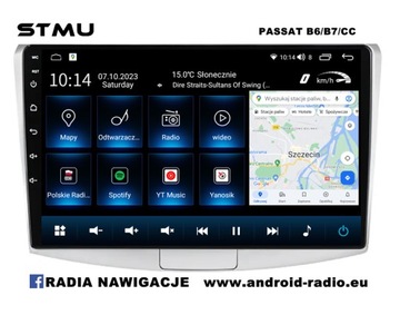 Radio android 10.1" VOLKSWAGEN PASSAT B6/B7/CC