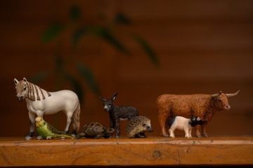 Figurki zwierzęta schleich - zestaw 7 szt. 