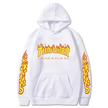 Bluza męska nowa napis THRASHER 