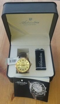Nowy zegarek Adriatica złoty kolor A8257.1251 QF 