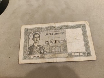 10 dinarów 1939 Jugosławia 