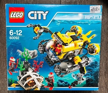 LEGO 60092 City Łódź głębinowa IDEAŁ