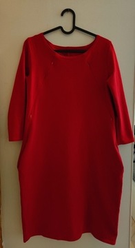 Sukienka do karmienia/ciążowa MilkyWay M czerwień
